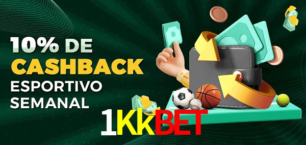 10% de bônus de cashback na 1Kkbet