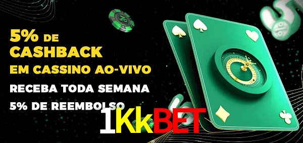 Promoções do cassino ao Vivo 1Kkbet
